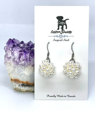 Load image into Gallery viewer, Freshwater Pearl Cluster Drop Earrings
