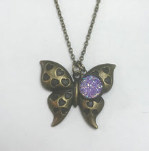 Load image into Gallery viewer, Butterfly Necklace (Antique Bronze)