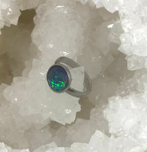 Load image into Gallery viewer, 10mm Aurora Borealis Ring (Stainless Steel) - Size 7 Only