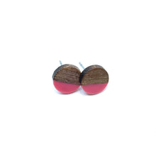 Load image into Gallery viewer, Bubblegum Wooden Studs