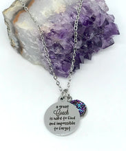 Load image into Gallery viewer, "A great Coach is hard to find and impossible to forget" 3-in-1 Necklace (Stainless Steel)