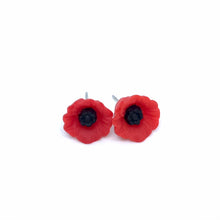 Load image into Gallery viewer, 12mm Poppy Studs