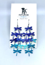 Load image into Gallery viewer, Mystery Dragonfly Flight Drop Earrings