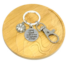Load image into Gallery viewer, "A great Coach is hard to find and impossible to forget" Keychain