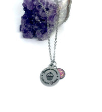 Load image into Gallery viewer, “Grandmas are moms” 3-in-1 Necklace (Stainless Steel)
