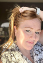 Load image into Gallery viewer, Silver Butterfly Drop Earrings