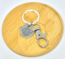 Load image into Gallery viewer, TEACHER Word Collage Keychain