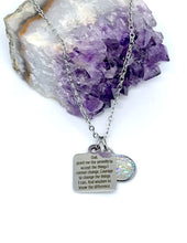 Load image into Gallery viewer, Serenity Prayer 3-in-1 Necklace (Stainless Steel)