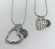 Load image into Gallery viewer, “One Love, One Heart” Mother-Daughter Necklace Set (Stainless Steel)