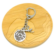 Load image into Gallery viewer, COACH Word Collage Key Clip