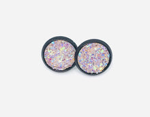 Load image into Gallery viewer, 10mm Light Pink Druzy Studs