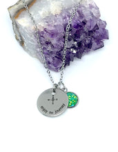 Load image into Gallery viewer, “Enjoy the Journey” 3-in-1 Necklace (Stainless Steel)