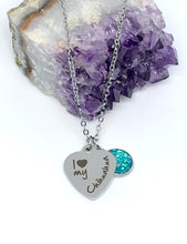 Load image into Gallery viewer, "I love my Chihuahua" 3-in-1 Necklace (Stainless Steel)