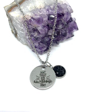 Load image into Gallery viewer, “Don’t forget to be Awesome today” 3-in-1 Necklace (Stainless Steel)
