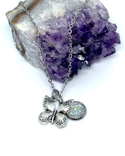 Load image into Gallery viewer, Fluttering Butterfly 3-in-1 Necklace (Stainless Steel)