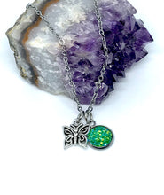 Load image into Gallery viewer, Arya Butterfly 3-in-1 Necklace (Stainless Steel)