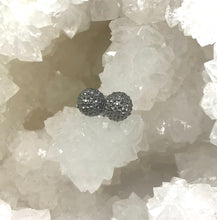 Load image into Gallery viewer, 6mm Gunmetal Crystal Ball Studs