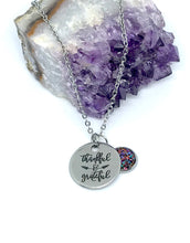 Load image into Gallery viewer, “Thankful & Grateful” 3-in-1 Necklace (Stainless Steel)