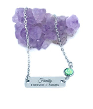 Load image into Gallery viewer, Family Bracelet with One Birthstone (Stainless Steel)