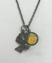 Load image into Gallery viewer, Rose Necklace (Antique Bronze)