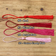 Load image into Gallery viewer, "Just One More Chapter" Bookmark with a Book (Choose Your Tassel)