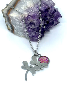 Dance of the Dragonflies 3-in-1 Necklace (Stainless Steel)