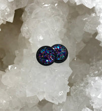 Load image into Gallery viewer, 8mm Mystic Druzy Studs