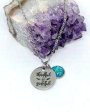 Load image into Gallery viewer, “Thankful & Grateful” 3-in-1 Necklace (Stainless Steel)