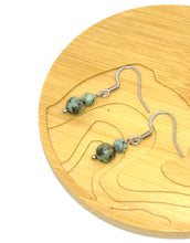 Load image into Gallery viewer, Dainty Turquoise Drop Earrings