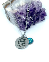Load image into Gallery viewer, “Faith over Fear” 3-in-1 Necklace (Stainless Steel)
