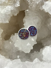 Load image into Gallery viewer, 12mm Dark Pink Druzy