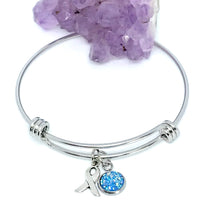 Load image into Gallery viewer, Prostate Cancer Research Bracelet (Stainless Steel)