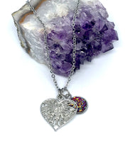 Load image into Gallery viewer, Heart of a Butterfly 3-in-1 Necklace (Stainless Steel)