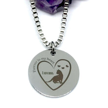 Load image into Gallery viewer, Personalized "Forever in my Heart" Memorial Cat Keychain