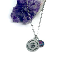 Load image into Gallery viewer, “Grandmas are moms” 3-in-1 Necklace (Stainless Steel)