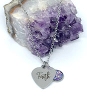 Load image into Gallery viewer, “Faith” 3-in-1 Necklace (Stainless Steel)