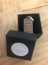 Load image into Gallery viewer, Custom Stamped Keychain (Stainless Steel)