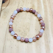 Load image into Gallery viewer, 6mm Rose Gold Diffuser Bracelet