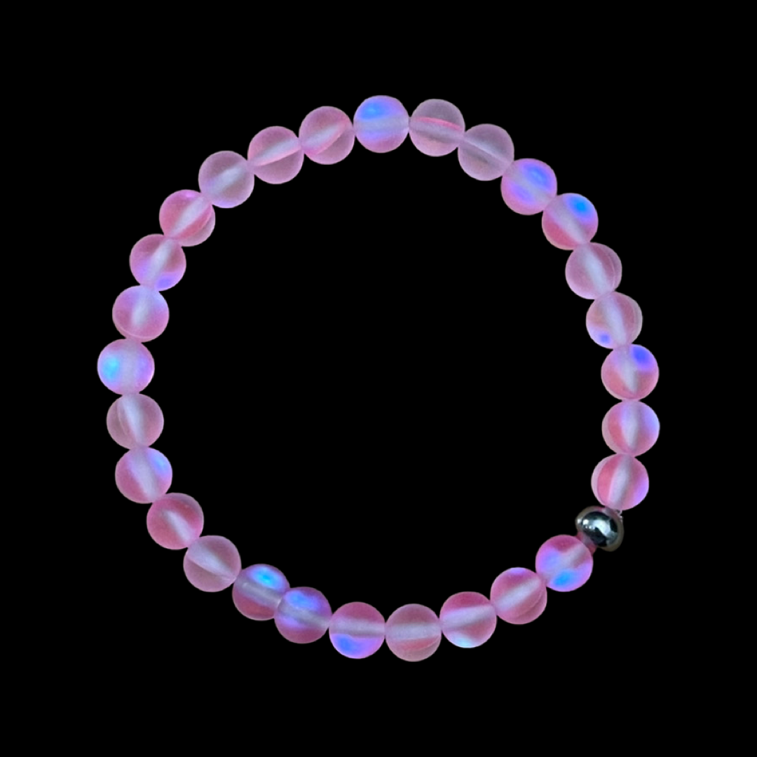  Catchmore 6MM Beads - Pink - Glow in The Dark - 100