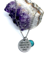 Load image into Gallery viewer, “Only in the Darkness can you see the Stars” 3-in-1 Necklace (Stainless Steel)