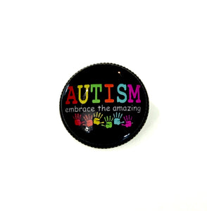 “AUTISM embrace the amazing” Pin