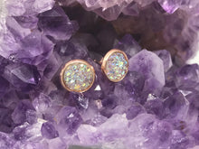 Load image into Gallery viewer, 8mm White Druzy Studs