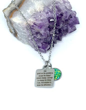 Load image into Gallery viewer, Serenity Prayer 3-in-1 Necklace (Stainless Steel)