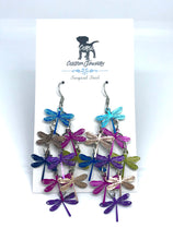 Load image into Gallery viewer, Mystery Dragonfly Flight Drop Earrings