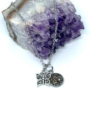 Load image into Gallery viewer, Arya Butterfly 3-in-1 Necklace (Stainless Steel)