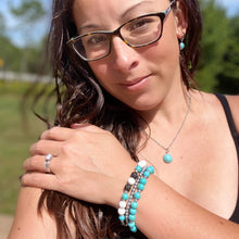 Load image into Gallery viewer, 8mm Turquoise Bracelet