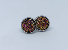 Load image into Gallery viewer, 10mm Karma Druzy Studs