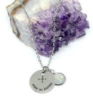 Load image into Gallery viewer, “Enjoy the Journey” 3-in-1 Necklace (Stainless Steel)