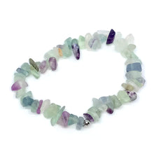 Load image into Gallery viewer, Fluorite Chip Bracelet