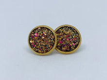 Load image into Gallery viewer, 10mm Karma Druzy Studs